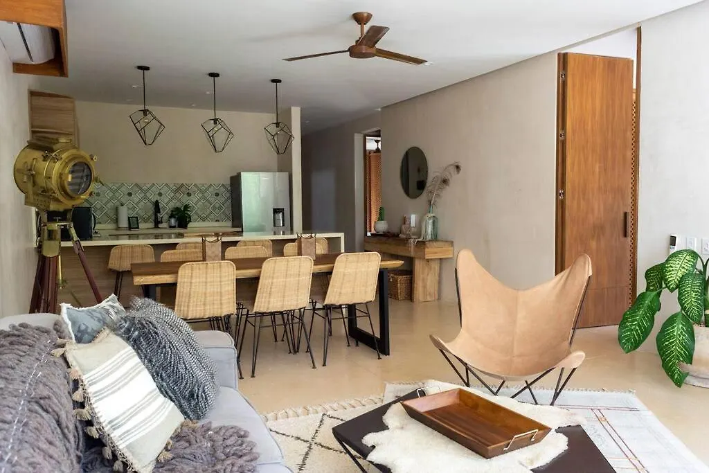 Apartmán Jungle Lounge Barefoot Luxury 3Br Two Level Penthouse With Pool In Luum Zama Tulum 0*,  Mexiko